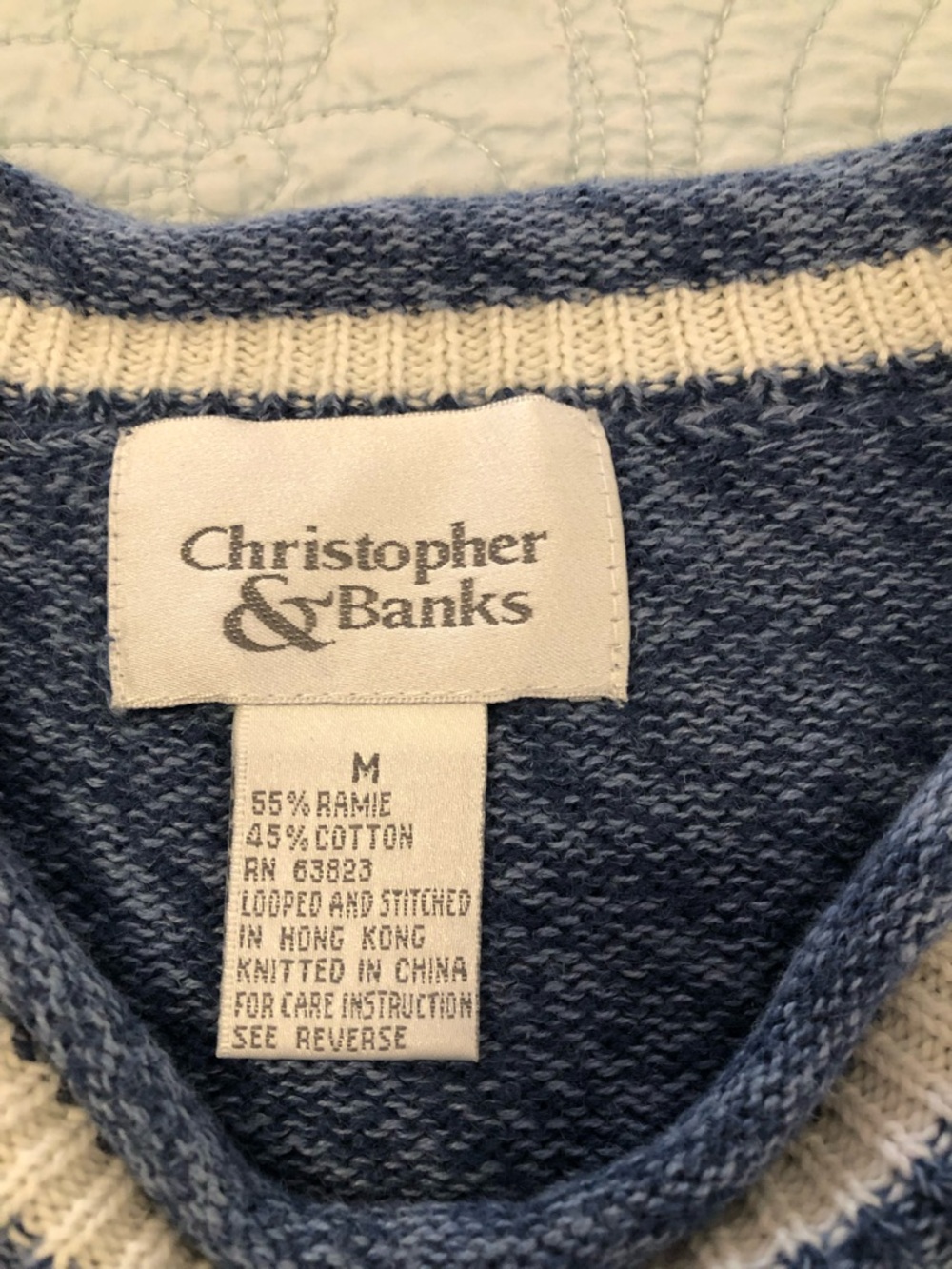 Vintage 90’s Christopher & Banks Stars and Stripes sweater. Size medium. - Picture 3 of 7